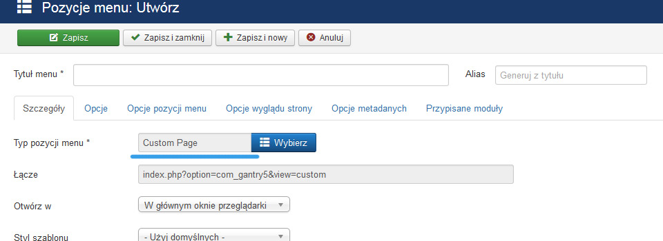 Strony internetowe Lublin na joomla i Gantry 5